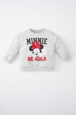 DEFACTO Baby Girl Disney Mickey & Minnie Crew Neck Sweatshirt
