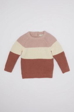 DEFACTO Baby Girl Crew Neck Sweater
