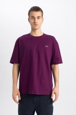 DEFACTO Oversize Fit Crew Neck Printed Short Sleeve T-Shirt