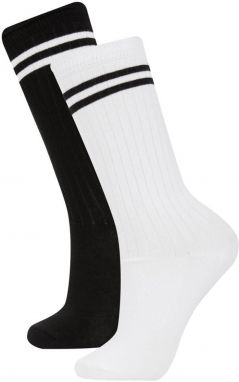DEFACTO Girls 2-Pack Cotton Long Socks