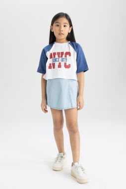 DEFACTO Girl Child Jean Shorts Skirt