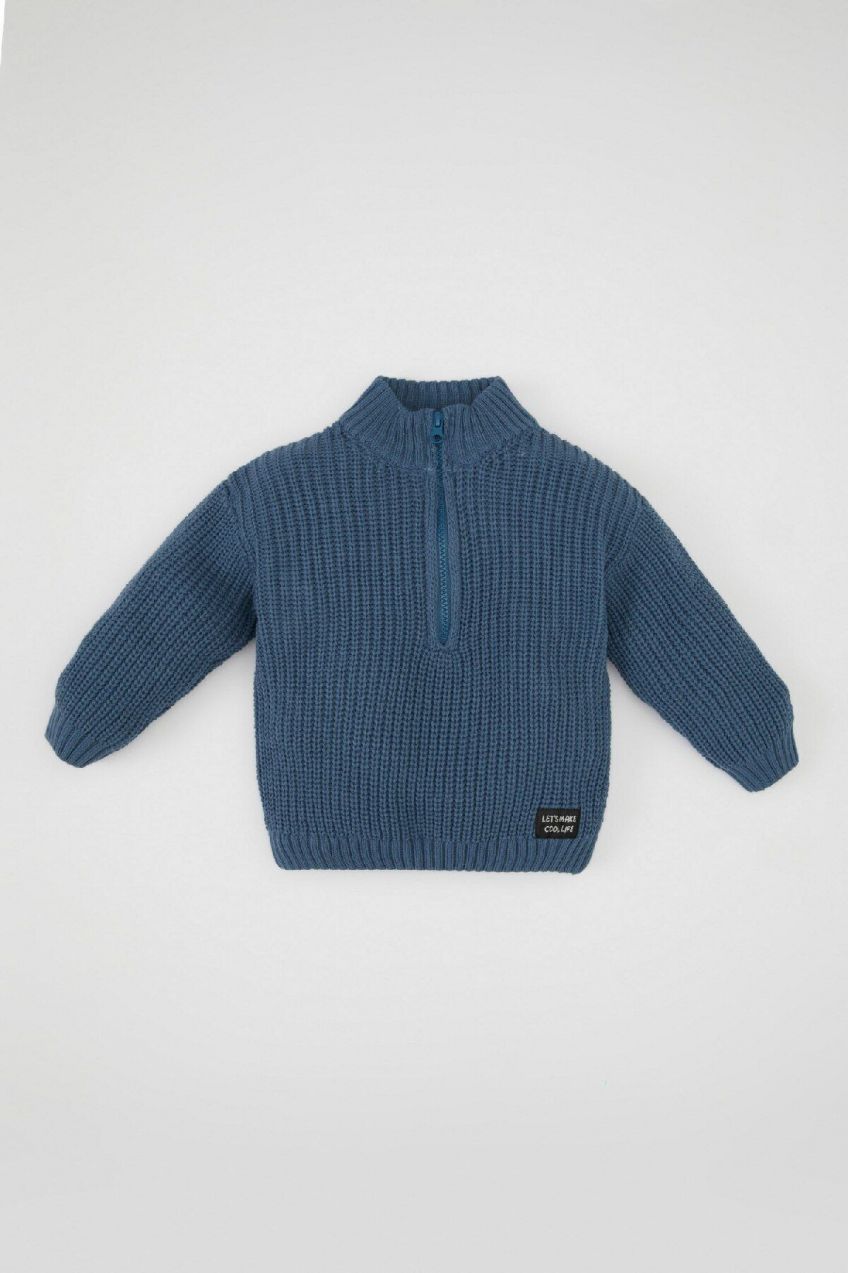 DEFACTO Baby Boy Label Printed Sweater