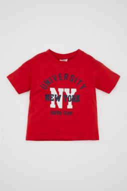 DEFACTO Baby Boy Printed Short Sleeve T-Shirt