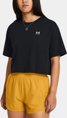 Under Armour Women's T-Shirt UA W BOXY CROP LOGO SS - Ladies