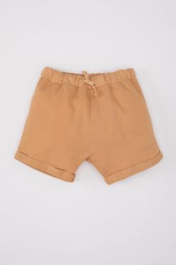 DEFACTO Baby Boy Label Printed Piqué Shorts