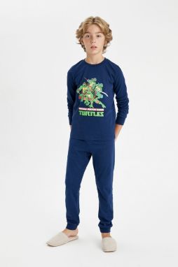 DEFACTO Boys Teenage Mutant Ninja Turtles Long Sleeve Pajama Set