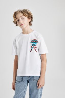 DEFACTO Boy's Marvel Comics Crew Neck Short Sleeve T-Shirt