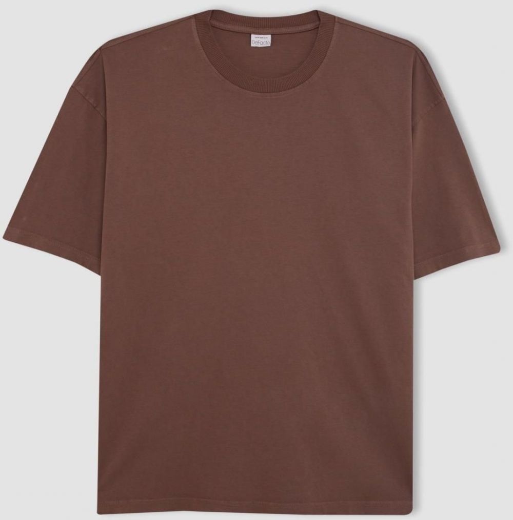 DEFACTO Oversize Fit Crew Neck Short Sleeve T-Shirt