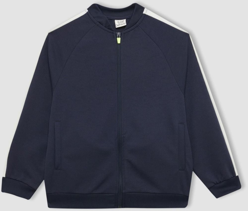 DEFACTO Boys College Collar Bomber Cardigan