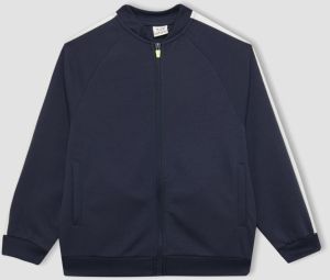 DEFACTO Boys College Collar Bomber Cardigan