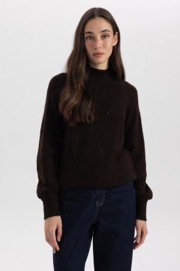 DEFACTO Relax Fit Half Turtleneck Sweater Tunic