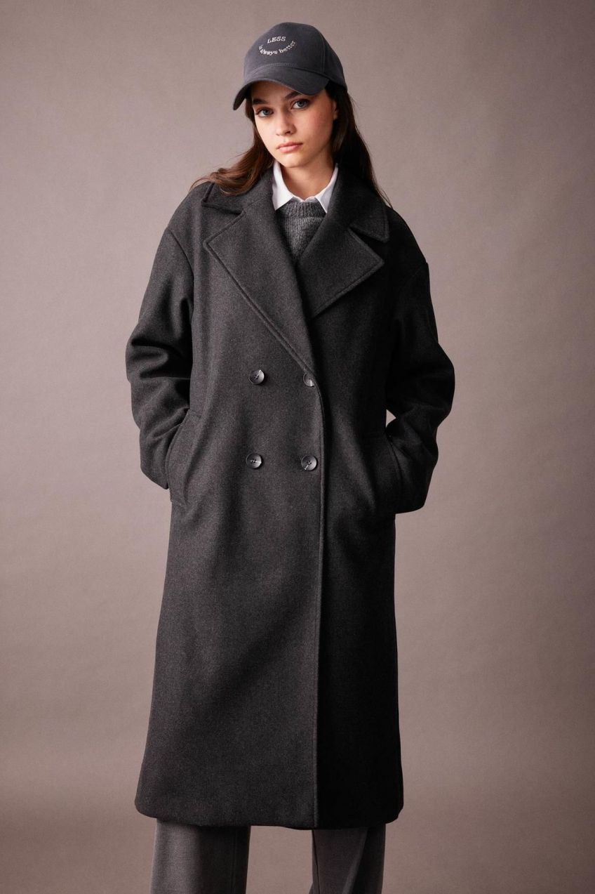 DEFACTO Oversize Fit Cachet Coat