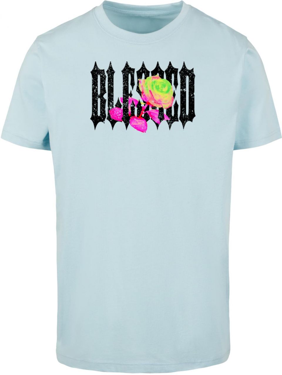 Men's T-shirt Blessed Rose blue