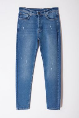 Trendyol Men's Indigo Skinny Fit Short Length Denim Jeans Trousers Jeans
