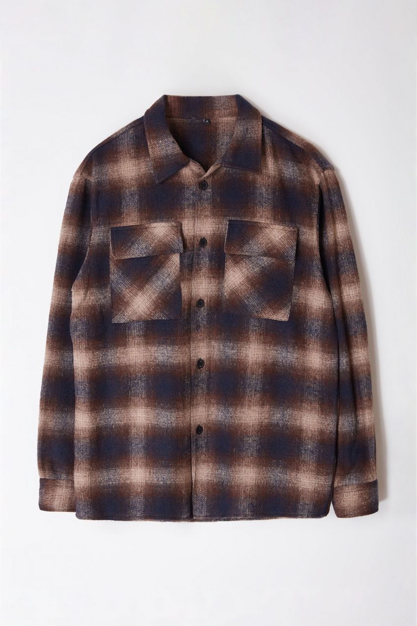 Trendyol Black Regular Fit Winter Checkered Plaid Lumberjack Jacket