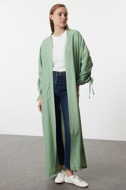 Trendyol Khaki Drawstring Woven Cape & Abaya & Abaya