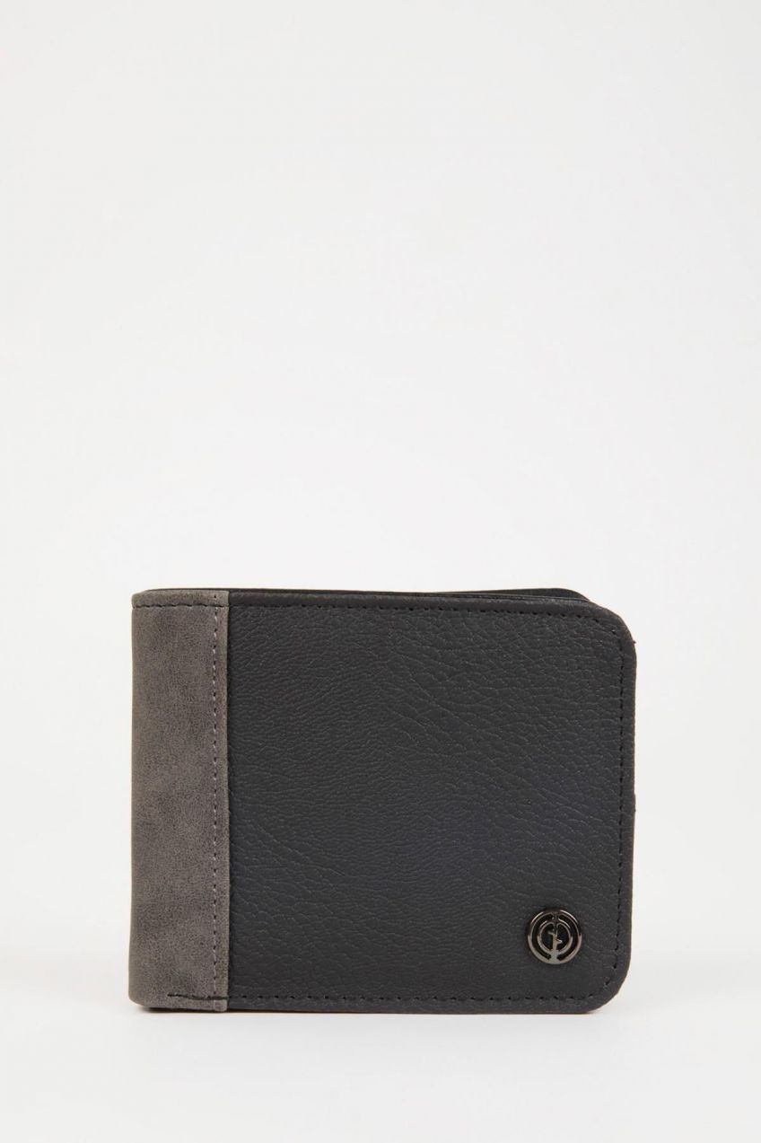 DEFACTO Men's Faux Leather Wallet