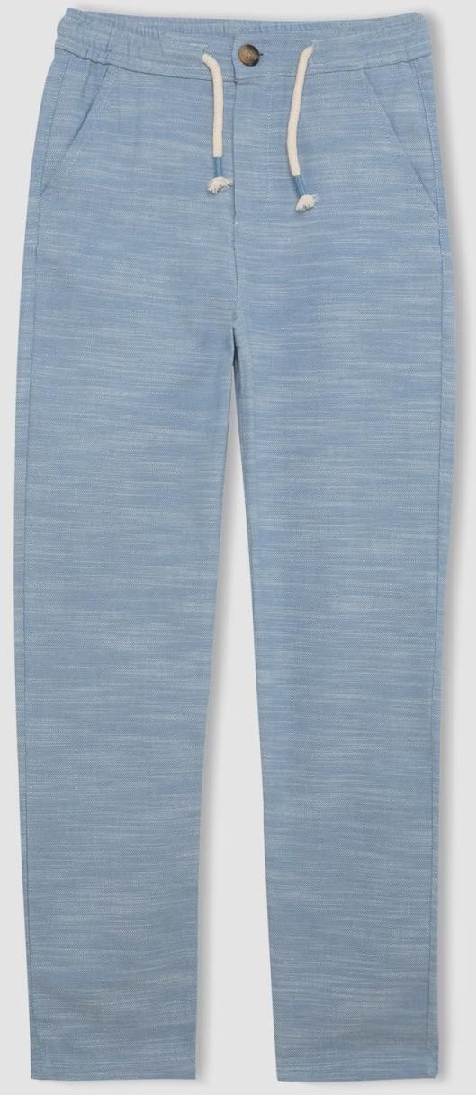 DEFACTO Boy's Standard Leg Linen Look Trousers