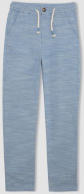 DEFACTO Boy's Standard Leg Linen Look Trousers