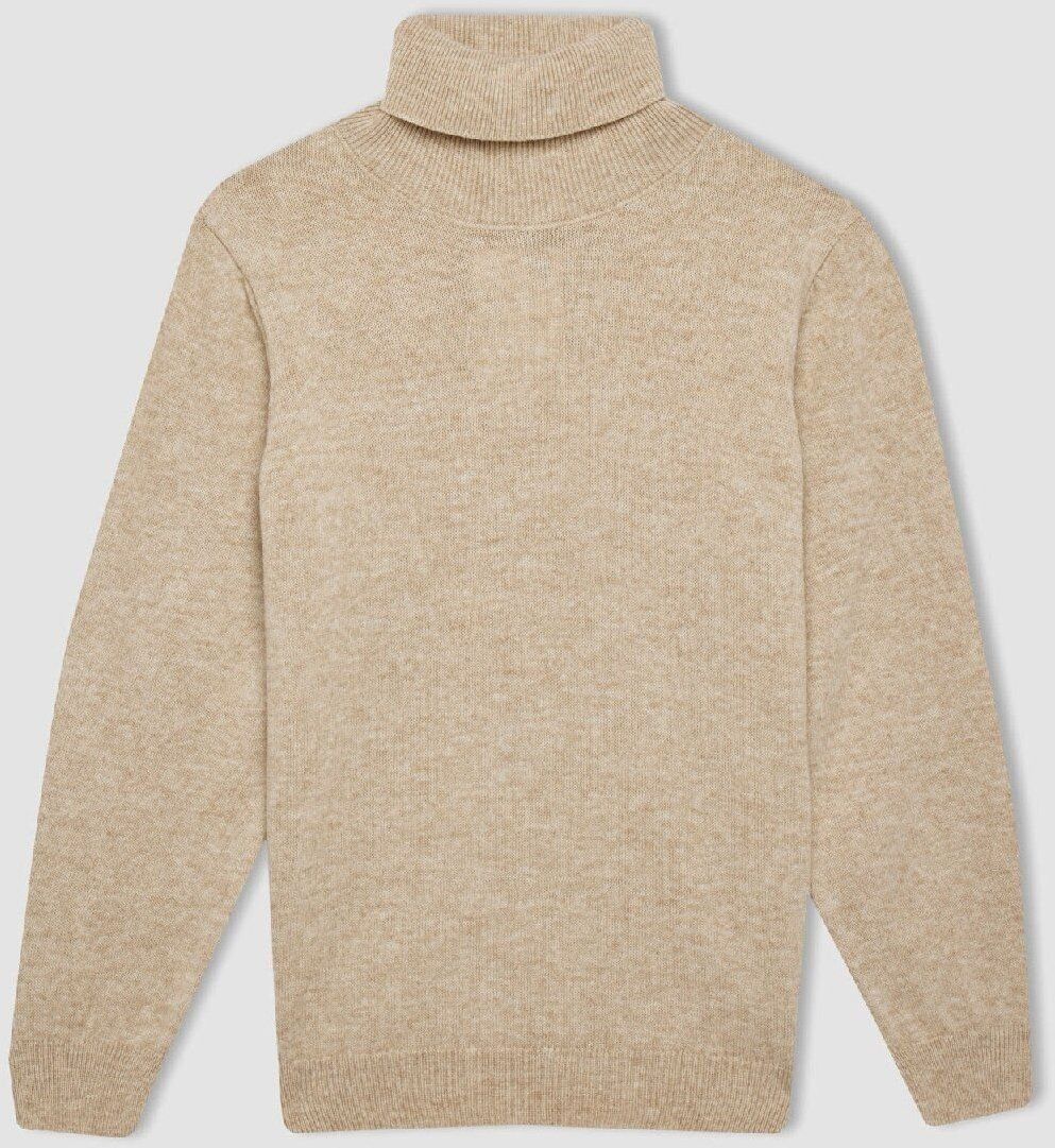 DEFACTO Boy's Turtleneck Knitwear Sweater