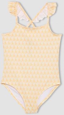 DEFACTO Girl's Floral Patterned Swimsuit