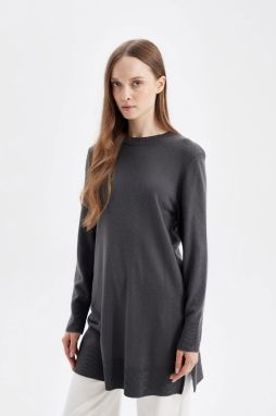 DEFACTO Regular Fit Crew Neck Tunic
