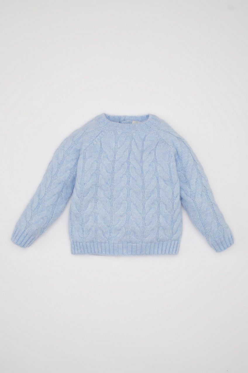 DEFACTO Baby Girl Crew Neck Sweater