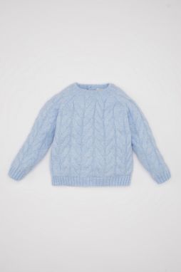 DEFACTO Baby Girl Crew Neck Sweater