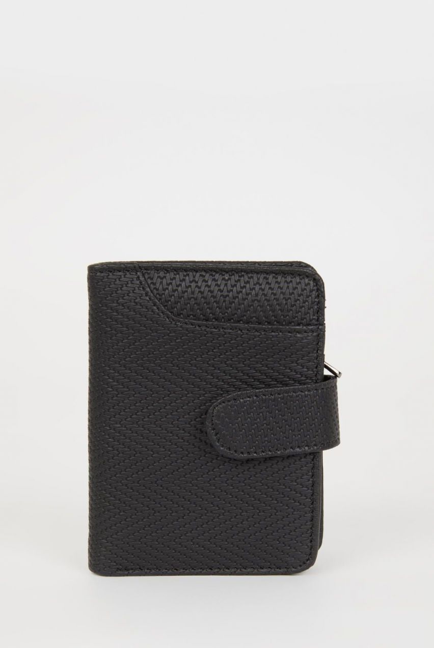 DEFACTO Men's Faux Leather Wallet
