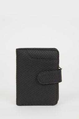 DEFACTO Men's Faux Leather Wallet