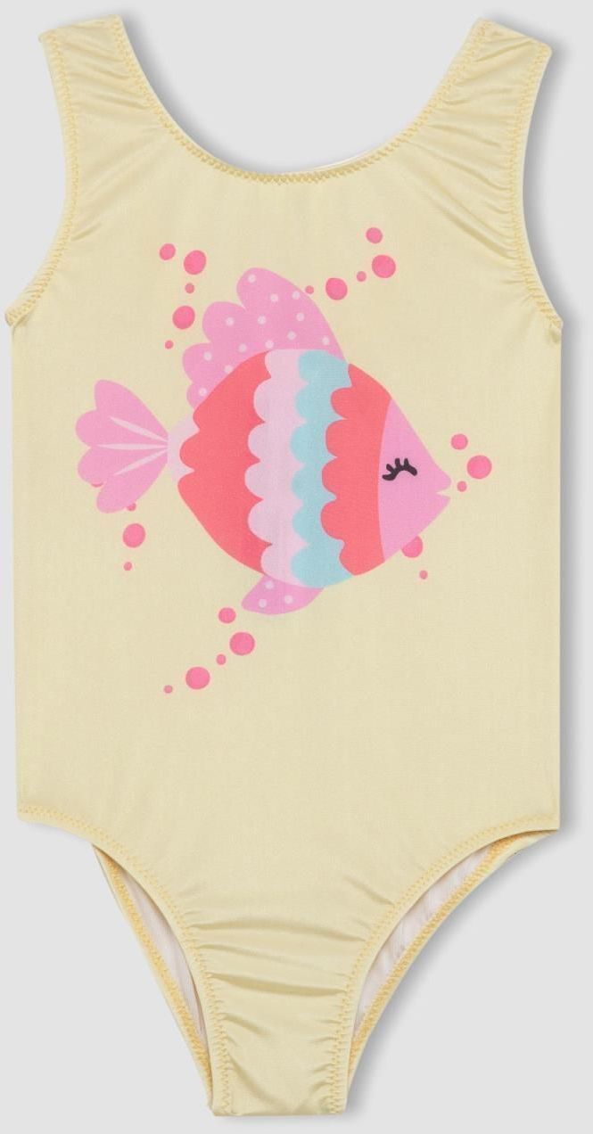 DEFACTO Baby Girl Patterned Swimsuit