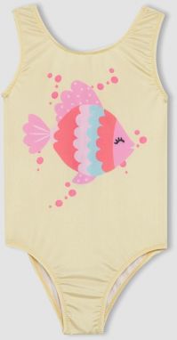 DEFACTO Baby Girl Patterned Swimsuit