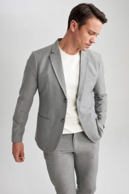 DEFACTO Slim Fit Lined Blazer Jacket