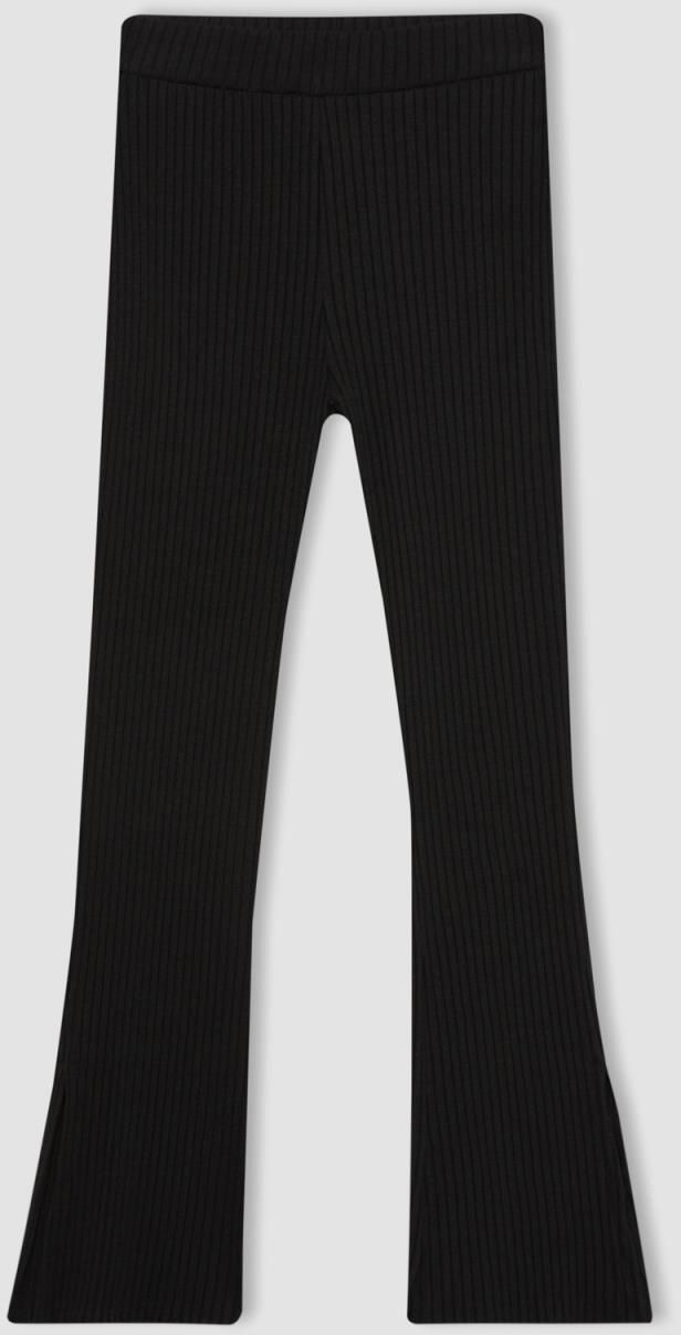 DEFACTO Girl's Flare Fit Ribbed Camisole Trousers