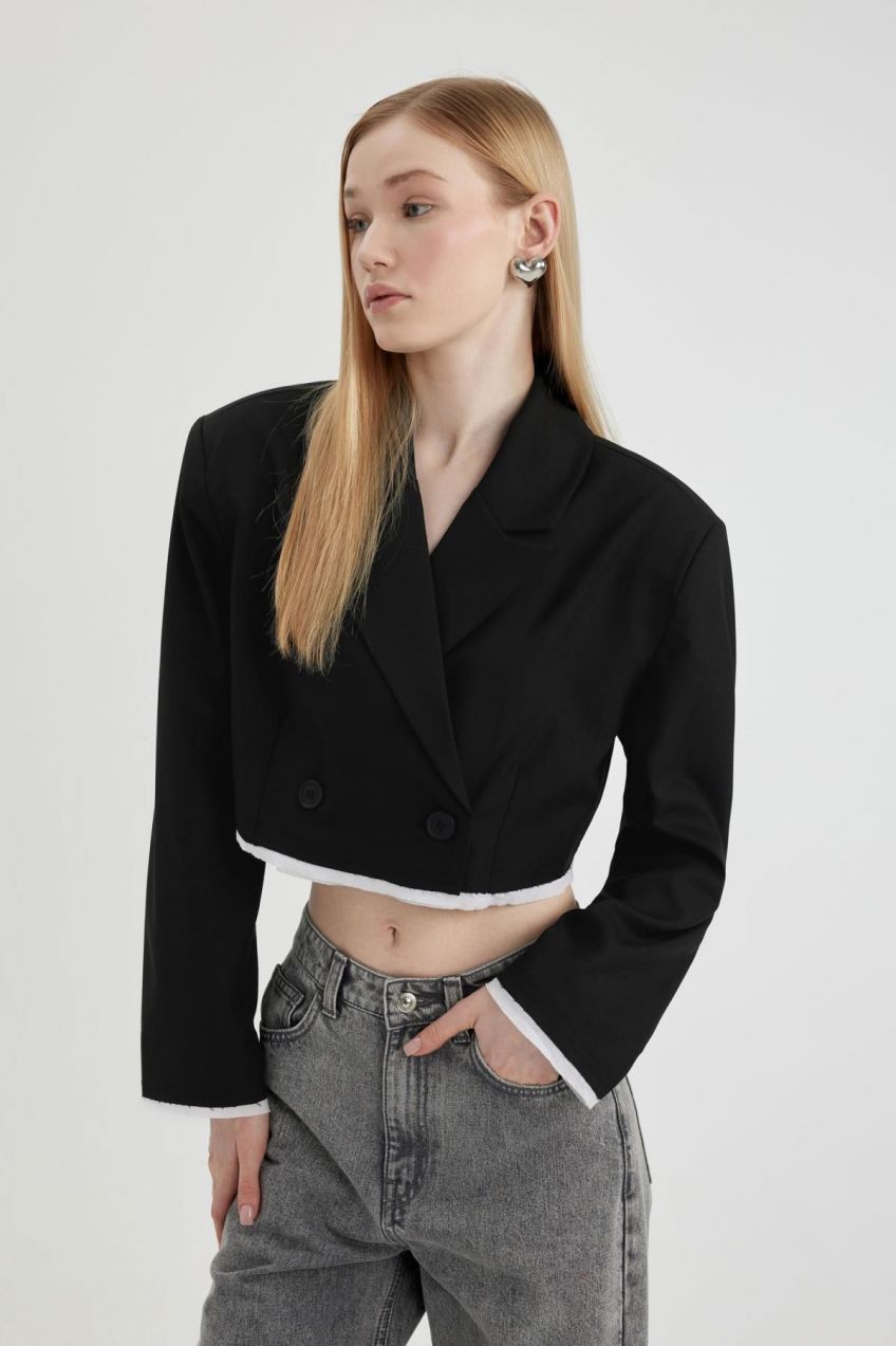 DEFACTO Cool Oversize Fit Blazer Jacket