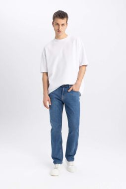 DEFACTO Sergio Regular Fit Normal Mold Normal Waist Pipe Leg Jean Trousers