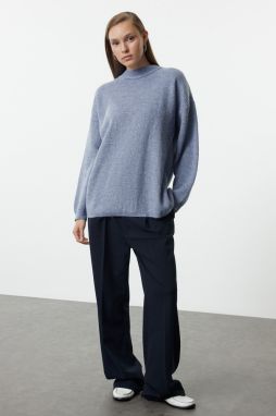 Trendyol Indigo Knitwear Basic Sweater