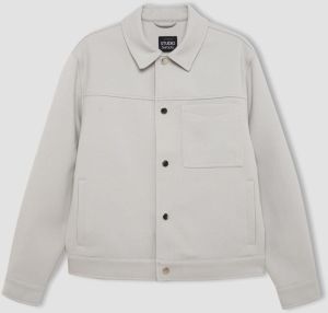 DEFACTO Relax Fit Polo Neck Lined Coat