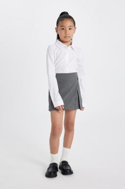 DEFACTO Girls Twill School Skirt