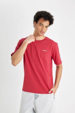 DEFACTO Regular Fit Crew Neck Printed Short Sleeve T-Shirt
