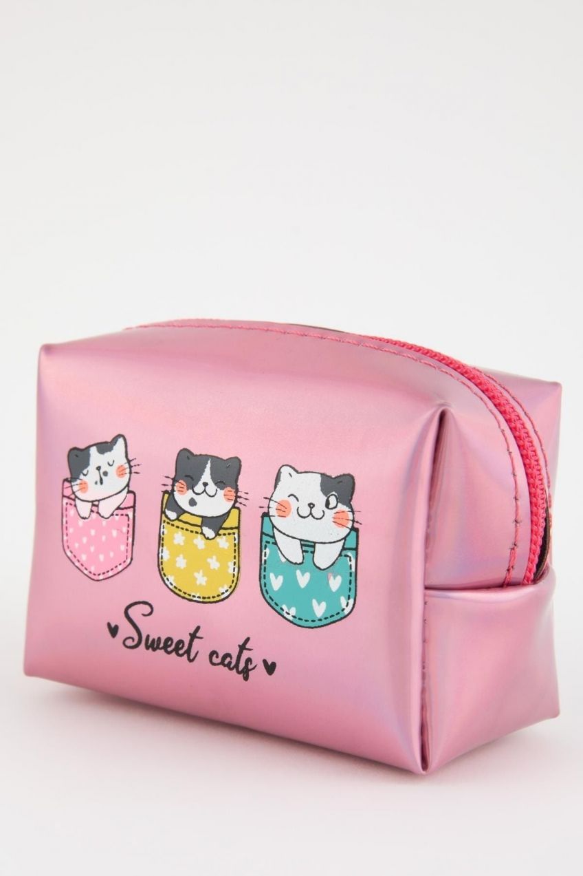 DEFACTO Women's Printed Coin Purse