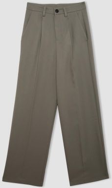 DEFACTO Wide Leg Pocket High Waist Wide Leg Trousers