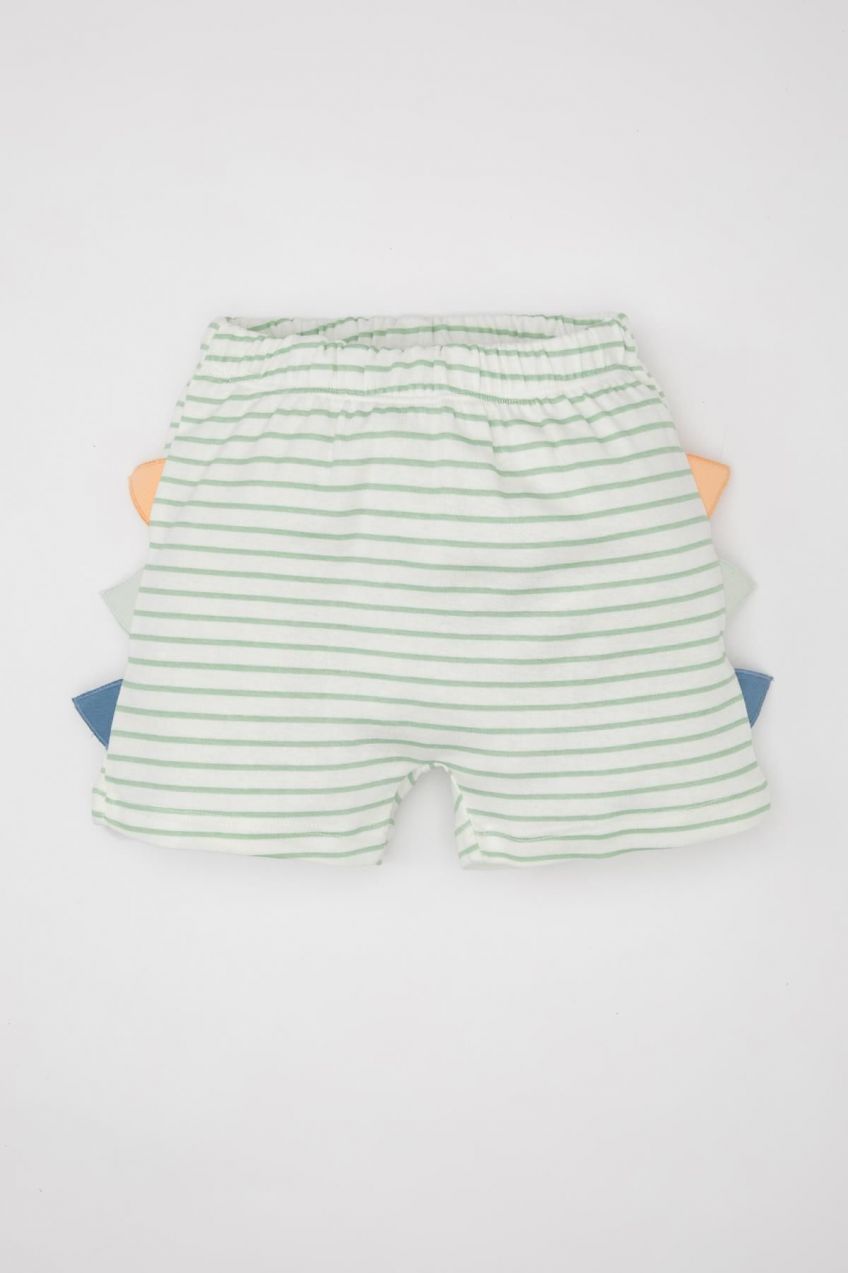 DEFACTO Baby Boy Striped Ribbed Shorts
