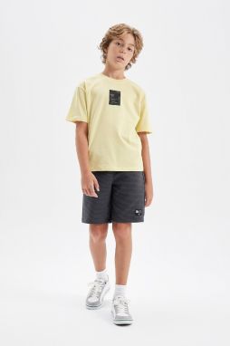 DEFACTO Boy's Woven Labeled Shorts