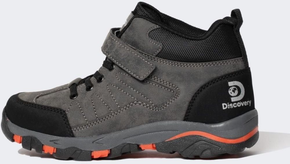 DEFACTO Boy's Discovery Channel Velcro High Sole Faux Leather Boot