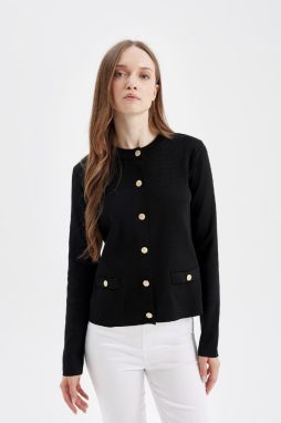 DEFACTO Crew Neck Cardigan