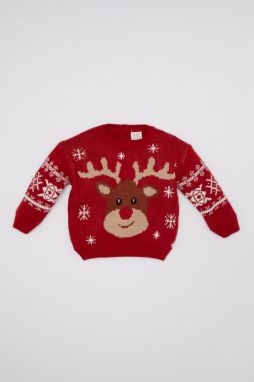 DEFACTO Baby Boy New Year Themed Sweater