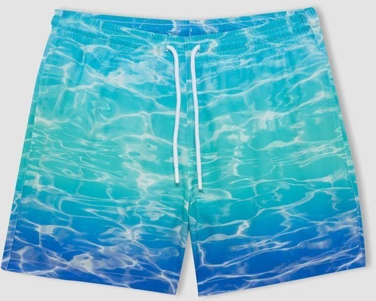 DEFACTO Patterned Short Swim Shorts