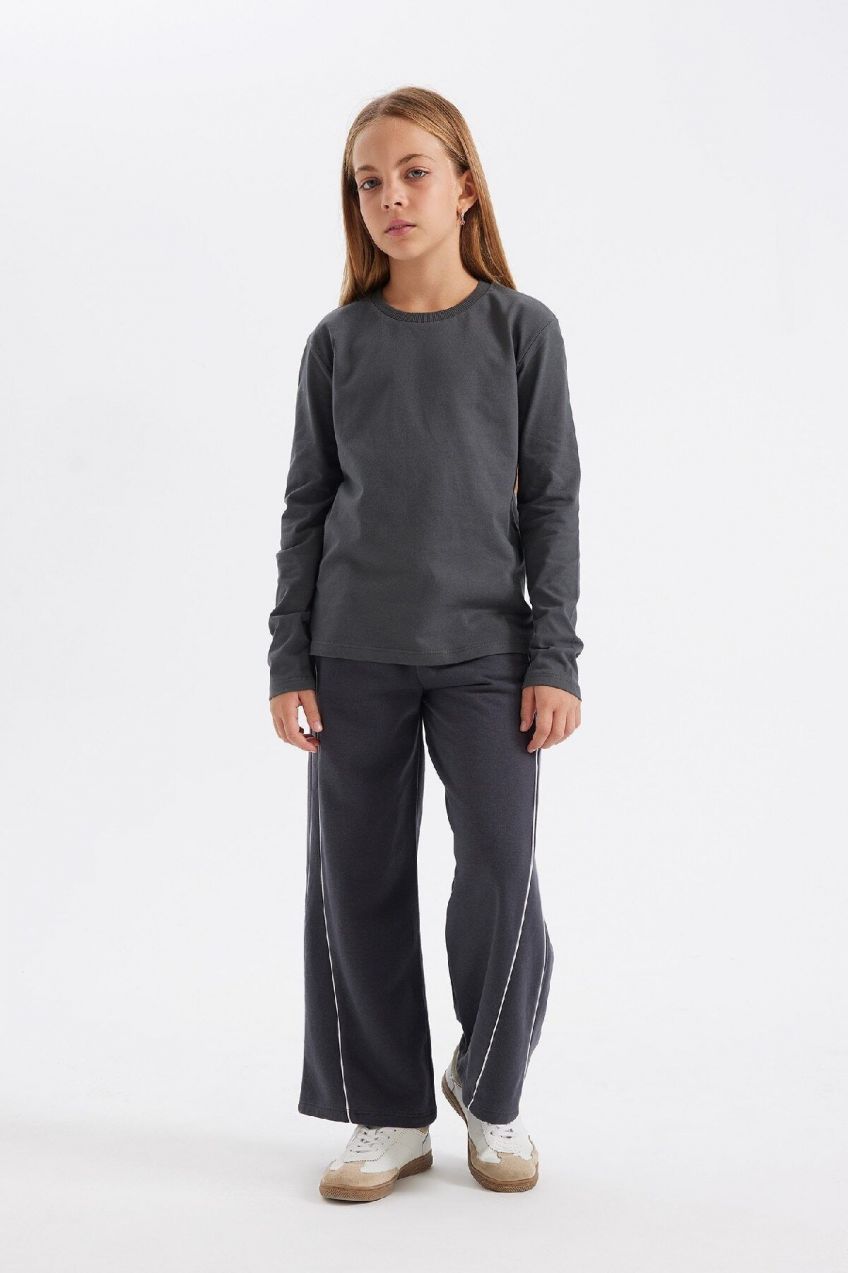 DEFACTO Girl's Wide Leg Wide Leg Trousers