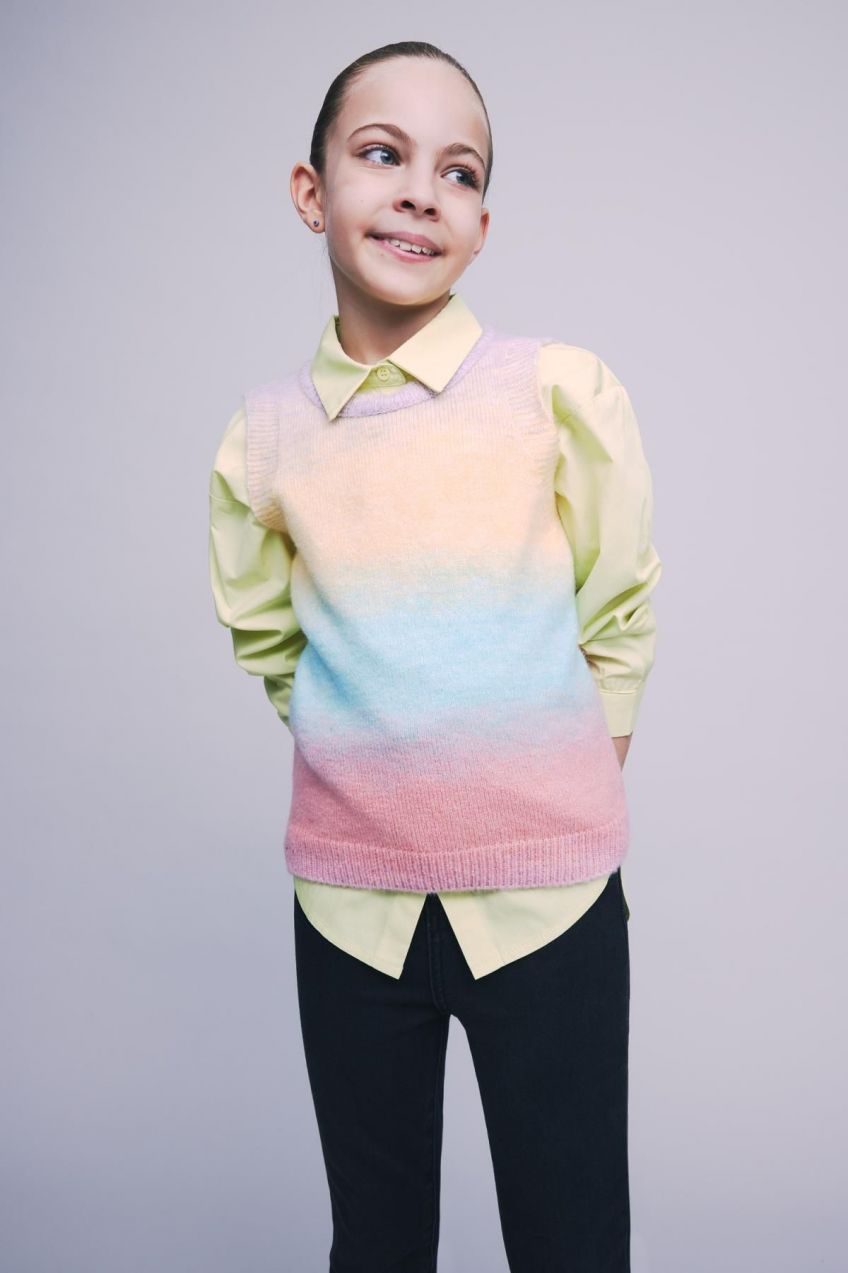 DEFACTO Girl's Gradient Transitional Sweater